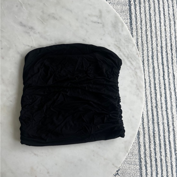 Target - Black Ruched Tube Top - Picture 6 of 7